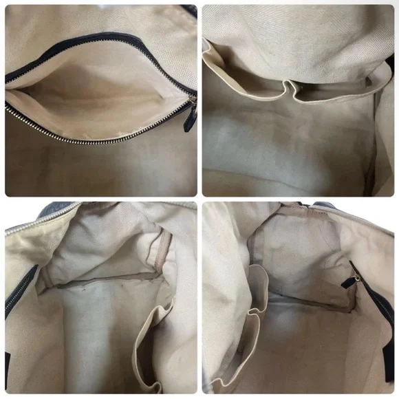 Gucci Black Leather Monogram Bag - Picture 12 of 13